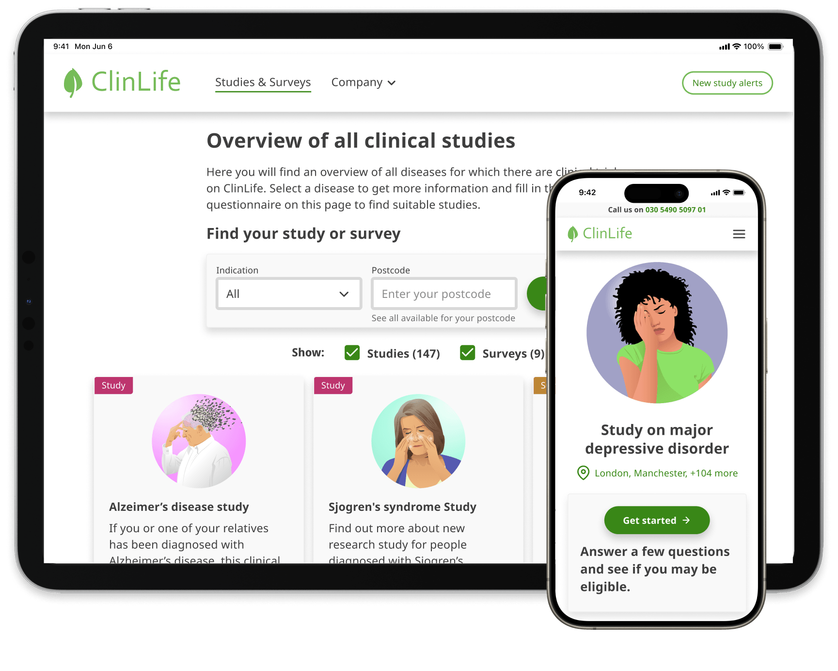 ClinLife 網站 - 替代文本